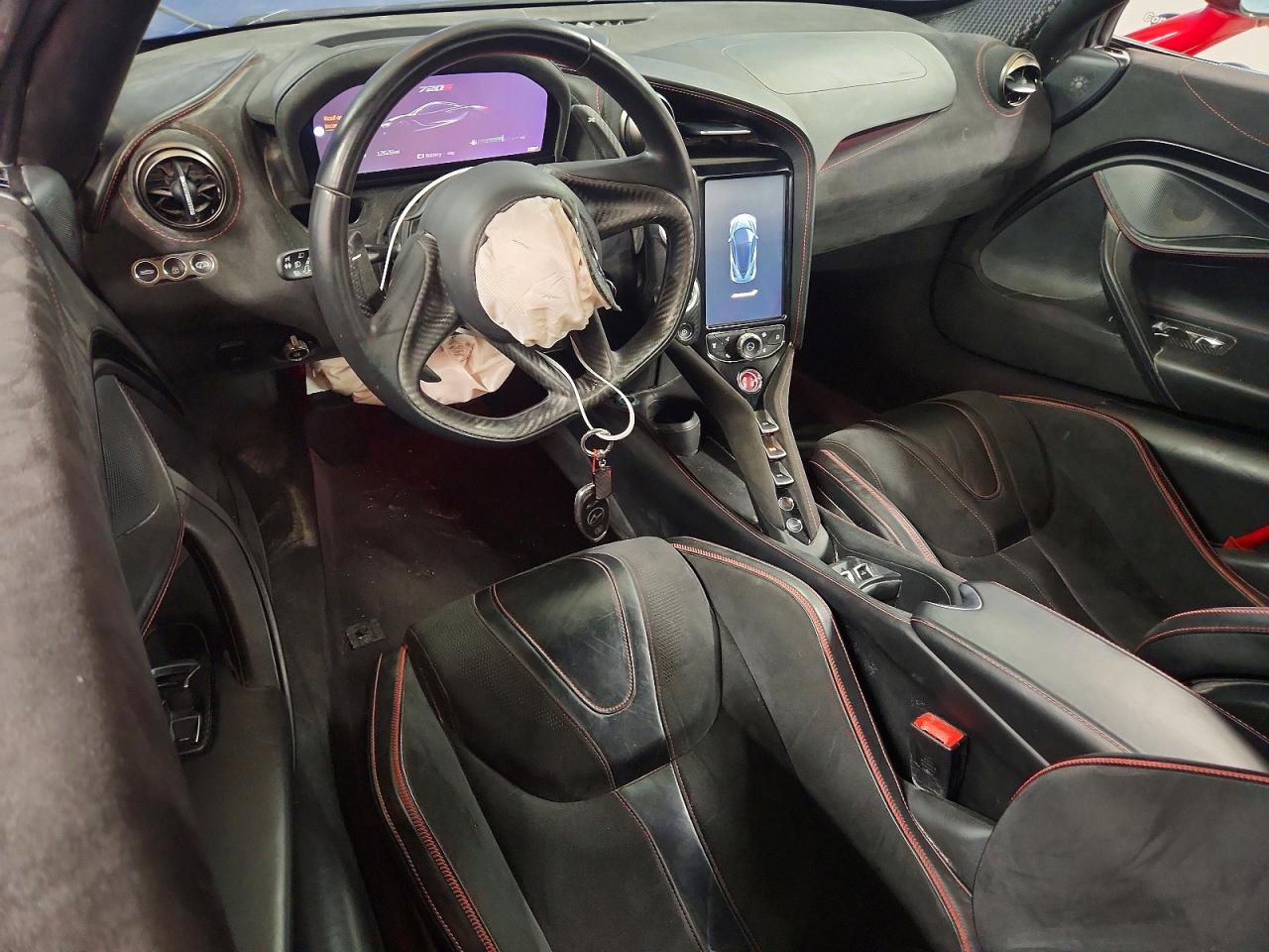 2020 McLaren 720S VIN SBM14FCA9LW005349 COPART salvage auction — Front End, Sv - Salvage Title, sold $123,000 on 2026-10-09 (photo 8)