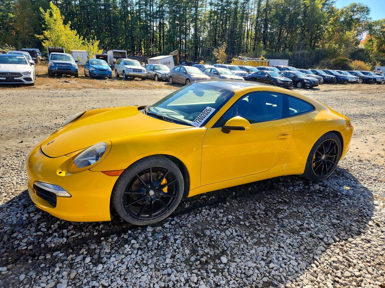 2015 Porsche 911 VIN WP0AA2A91FS106805 — COPART salvage auction photo
