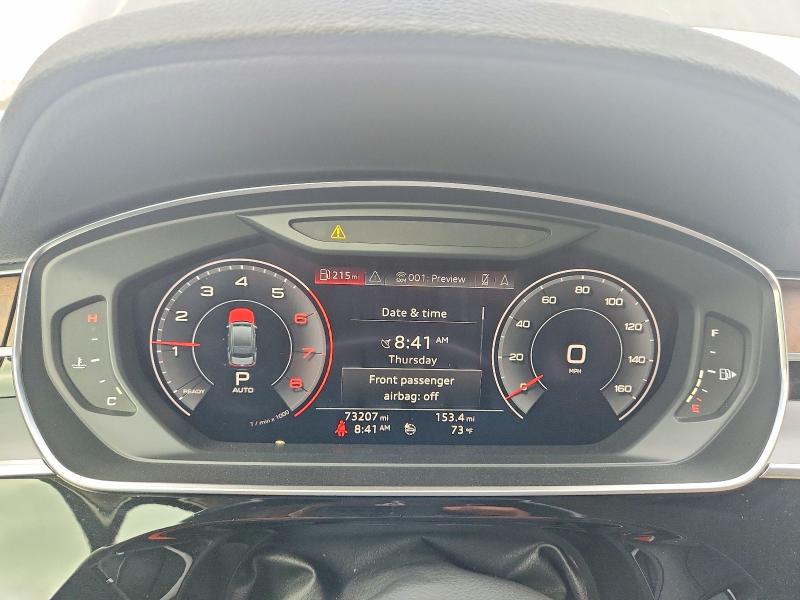 2019 Audi A8 VIN WAU8DAF86KN011887 COPART salvage auction — MECHANICAL, CA - SALVAGE CERTIFICATE, sold $13,500 on 2026-10-08 (photo 9)