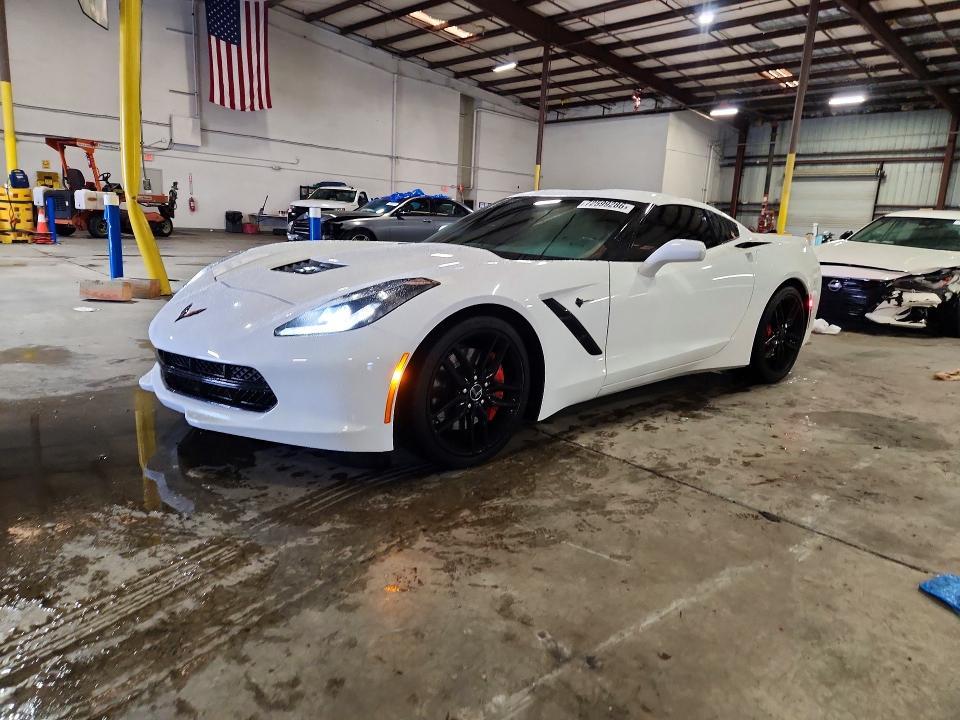 2018 Chevrolet Corvette stingray VIN 1G1YH2D7XJ5100649 — COPART salvage auction photo