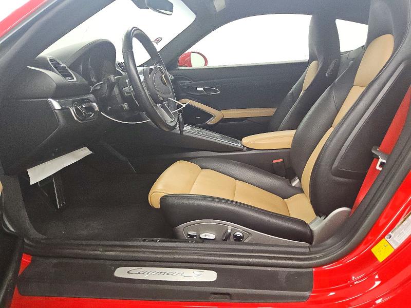 2022 Porsche Cayman VIN WP0AB2A86NS263183 COPART salvage auction — FRAME DAMAGE, TX, sold $17,300 on 2026-10-17 (photo 7)