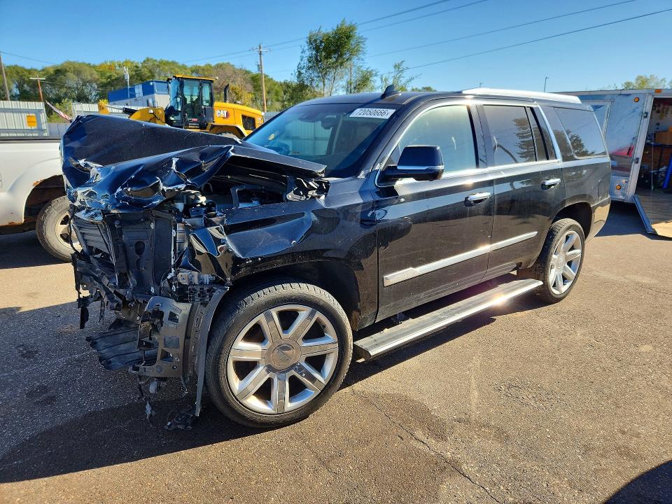 2019 Cadillac Escalade VIN 1GYS4BKJ8KR218145 COPART salvage auction — FRONT END, Salvage Title, sold $3,150 on 2026-10-22 (photo 1)