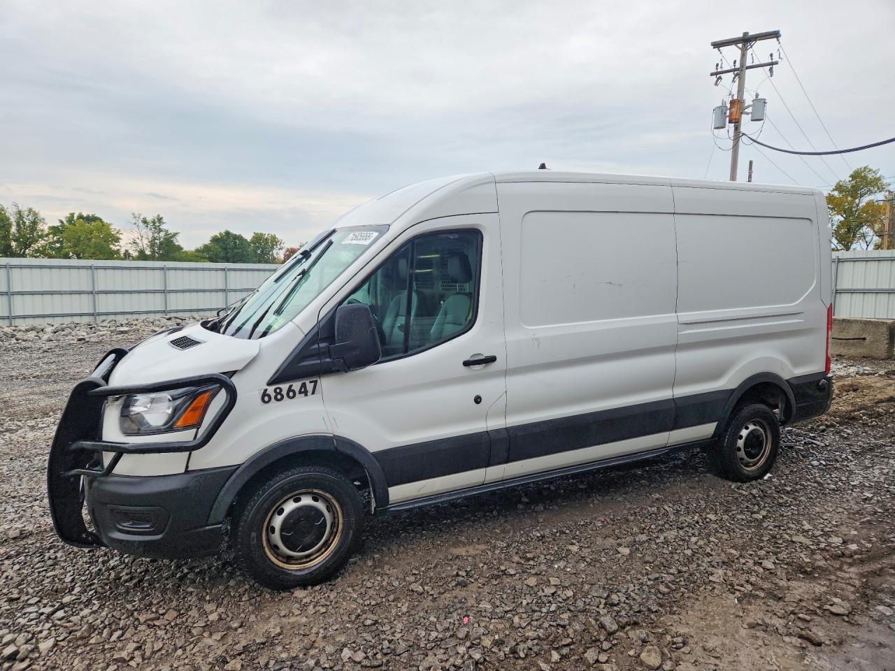2023 Ford Transit VIN 1FTBR1C81PKB27747 — COPART salvage auction photo