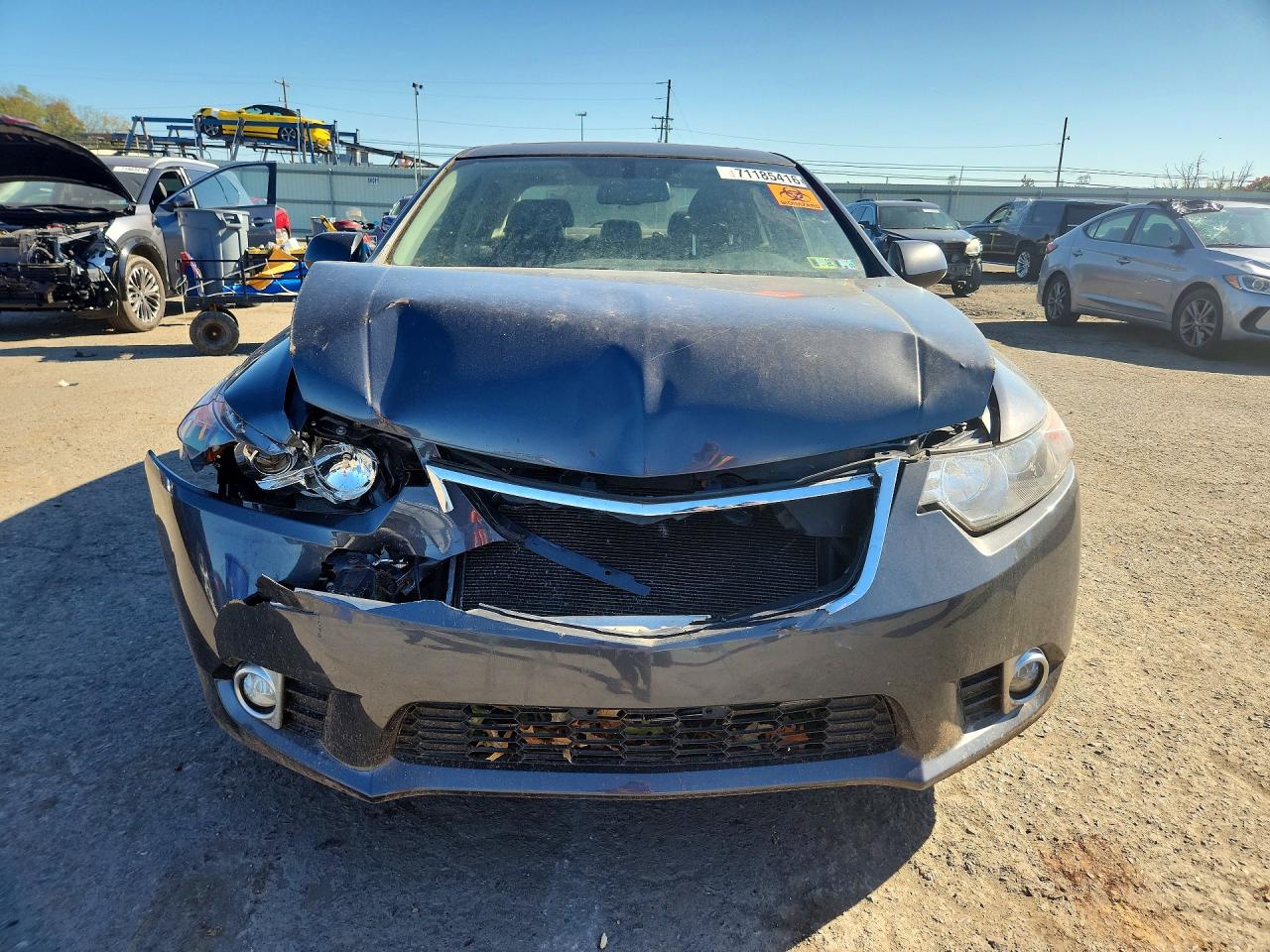2014 Acura TSX VIN JH4CU2F69EC006120 COPART salvage auction — Front End, PA - CERTIFICATE OF SALVAGE, sold $600 on 2026-10-16 (photo 5)
