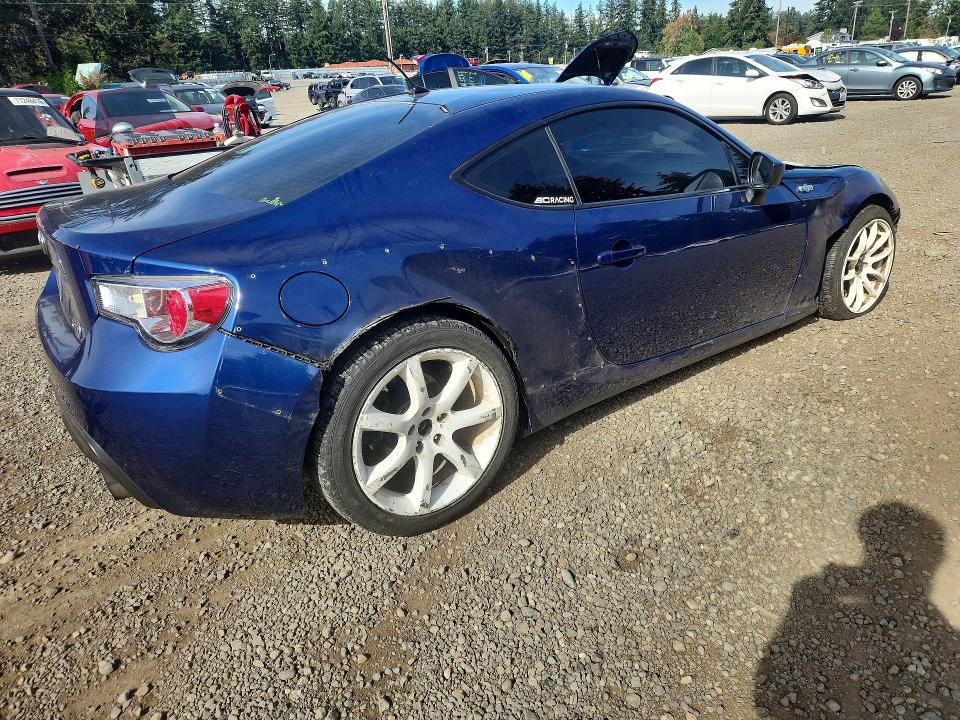 2014 Scion Fr-s VIN JF1ZNAA10E9708781 COPART salvage auction — FRONT END, WA - BILL OF SALE, sold $2,600 on 2026-10-09 (photo 3)