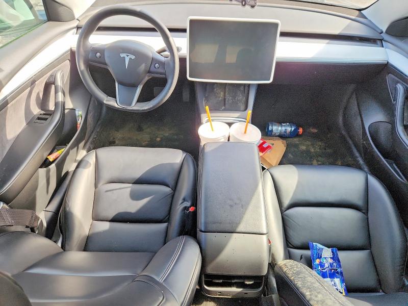 2021 Tesla Model 3 VIN 5YJ3E1EA1MF026815 COPART salvage auction — MECHANICAL, PA - CERT OF SALVAGE-FORMERLY ABAND, sold $3,800 on 2026-10-09 (photo 8)