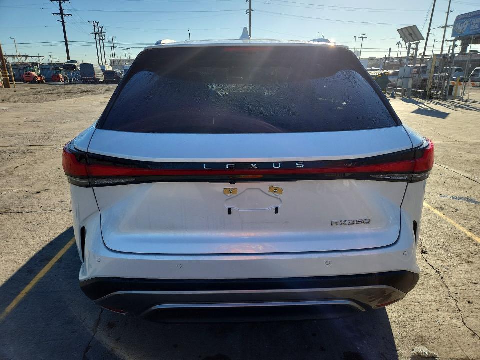 2024 Lexus Rx VIN 2T2BAMBA6RC045459 COPART salvage auction — FRONT END, Ca - Salvage Certificate, sold $25,750 on 2026-10-15 (photo 6)