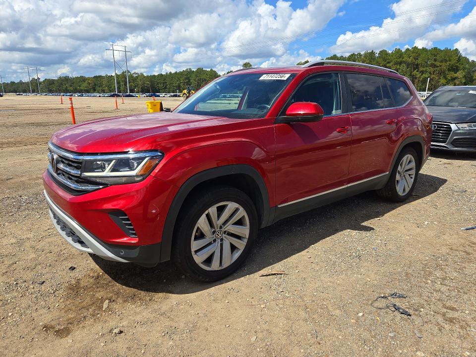 2021 Volkswagen Atlas VIN 1V2ER2CA9MC527842 — COPART salvage auction photo