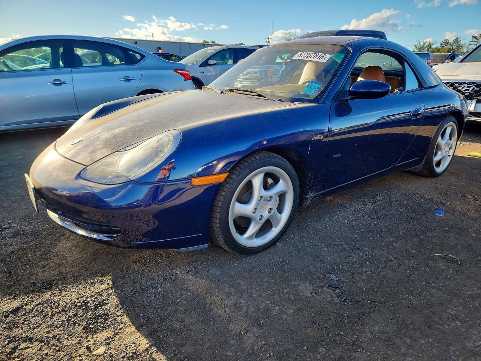 2001 Porsche 911 carrera VIN WP0CA29991S652502 — COPART salvage auction photo
