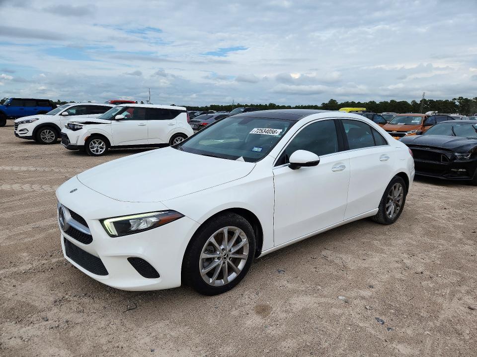 2019 Mercedes-benz A-class VIN WDD3G4EB3KW025720 — COPART salvage auction photo