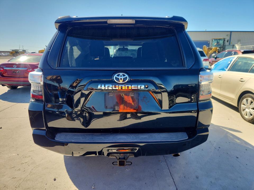 2016 Toyota 4runner VIN JTEZU5JRXG5110357 COPART salvage auction — REAR END, TX - SALVAGE VEHICLE TITLE (P), sold $7,700 on 2026-10-09 (photo 6)