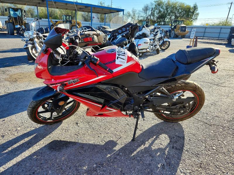 2012 Kawasaki Ninja VIN JKAEXMJ10CDAB7841 COPART salvage auction — MINOR DENT/SCRATCHES, Nv - Certificate Of Title, sold $20 on 2026-10-06 (photo 3)