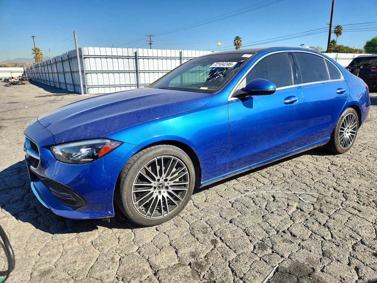 2022 Mercedes-Benz C-Class VIN W1KAF4GB1NR036936 — COPART salvage auction photo