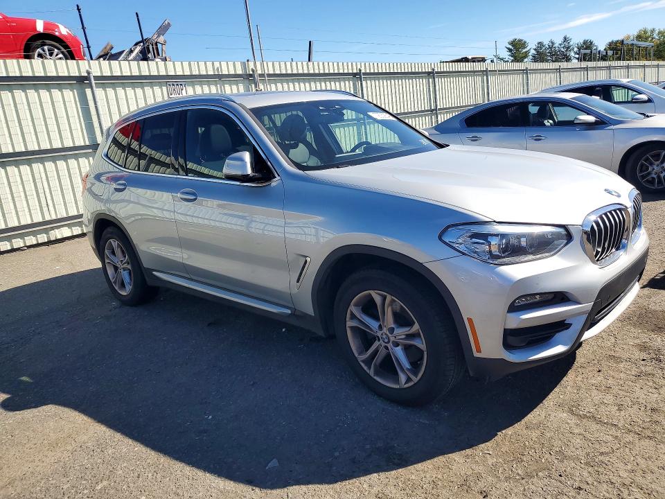 2021 BMW X3 VIN 5UXTY5C05M9G26192 COPART salvage auction — WATER/FLOOD, PA - CERT OF SALVAGE-W=FLOOD VEH, sold $9,300 on 2026-10-23 (photo 4)