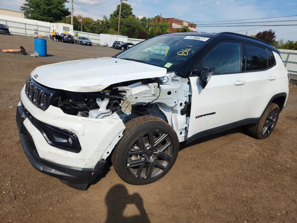 2026 Jeep Compass VIN 3C4NJDCN6TT194736 COPART salvage auction — FRONT END, CT - CERTIFICATE OF TITLE, sold $500 on 2026-10-08 (photo 1)