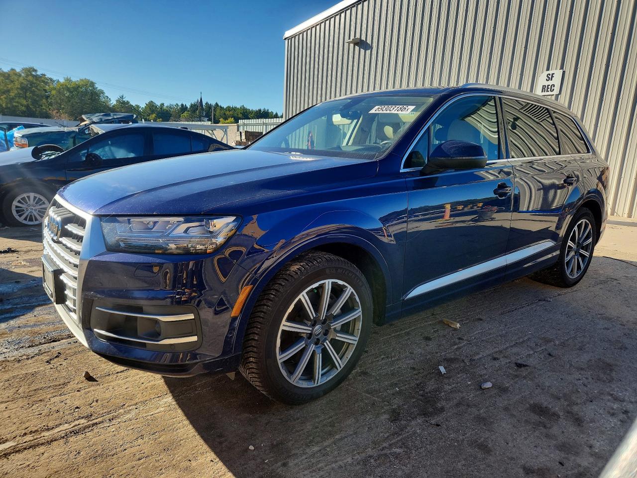 2019 Audi Q7 VIN WA1VAAF78KD036876 — COPART salvage auction photo