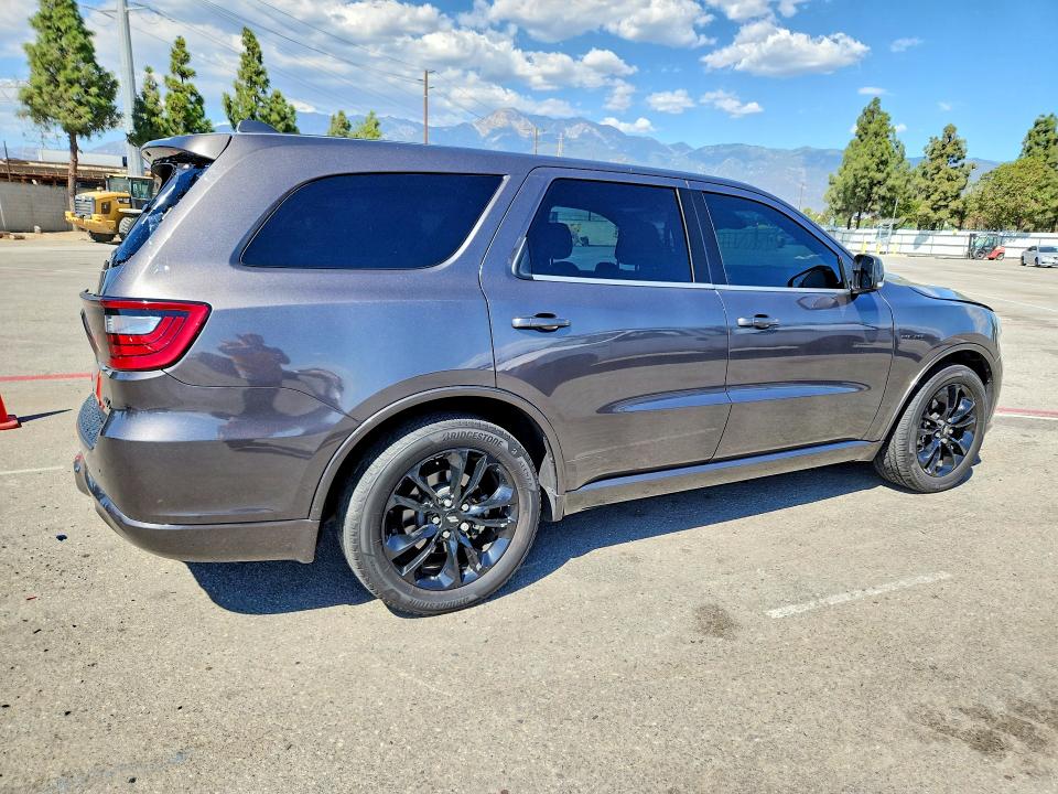 2020 Dodge Durango VIN 1C4SDHCT7LC431391 COPART salvage auction — REAR END, CA - SALVAGE CERTIFICATE, sold $8,800 on 2026-10-13 (photo 3)