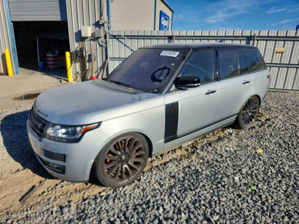 2017 Land rover RANGE ROVER VIN SALGS2FV3HA370610 COPART salvage auction — NORMAL WEAR, VA - CERTIFICATE OF TITLE, sold $2,800 on 2026-10-09 (photo 1)