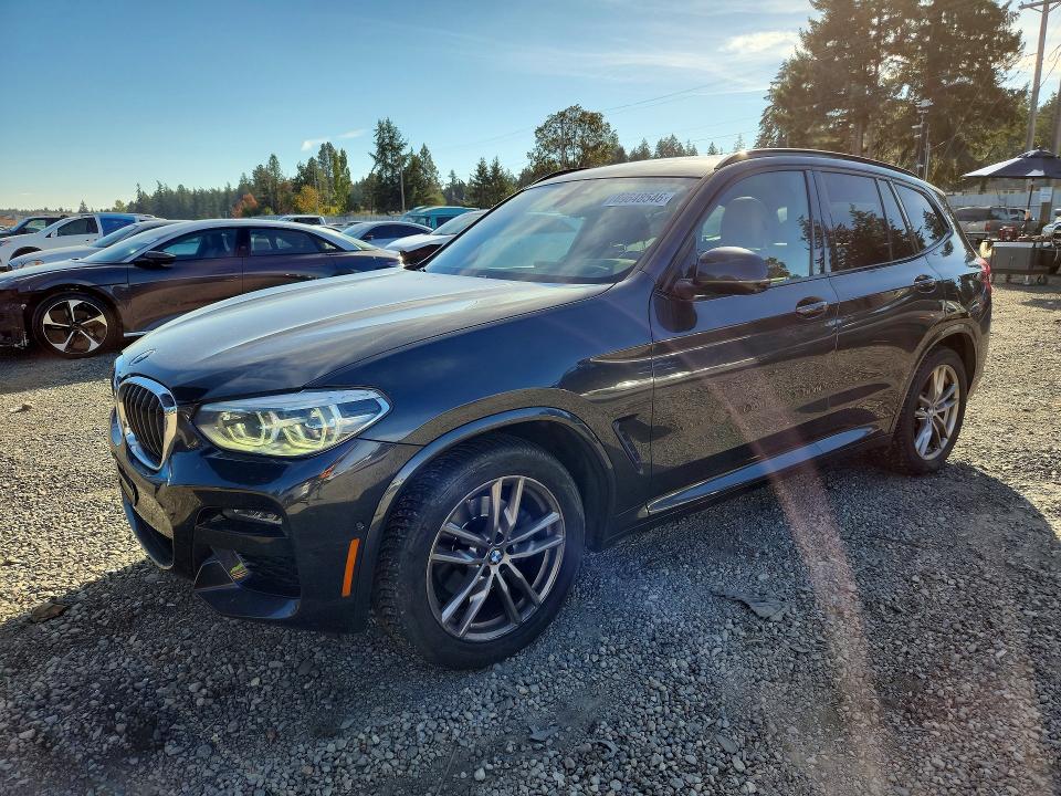 2021 BMW X3 VIN 5UXTY5C00M9F80111 — COPART salvage auction photo