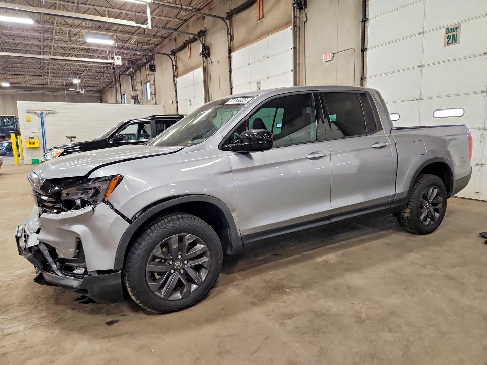 2021 Honda Ridgeline VIN 5FPYK3F11MB015586 — COPART salvage auction photo