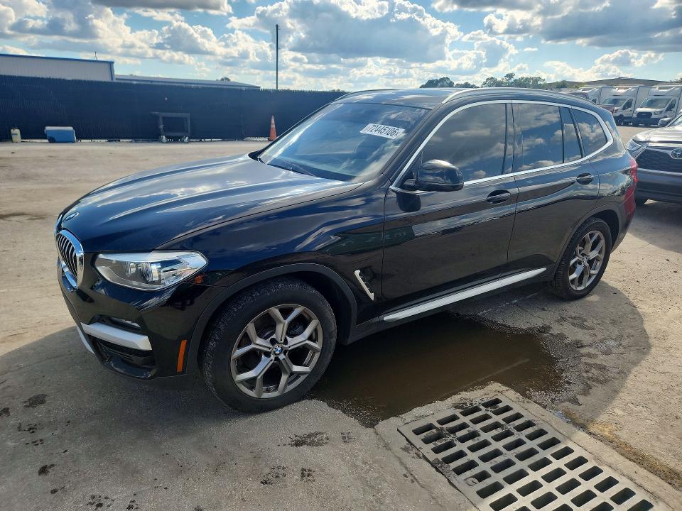 2021 BMW X3 VIN 5UXTY3C09M9E41955 — COPART salvage auction photo