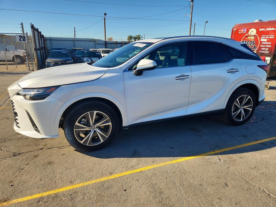 2024 Lexus Rx VIN 2T2BAMBA6RC045459 COPART salvage auction — FRONT END, Ca - Salvage Certificate, sold $25,750 on 2026-10-15 (photo 1)