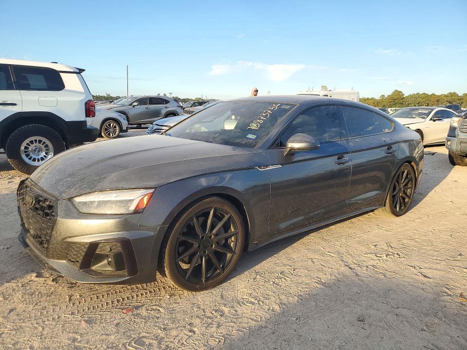 2021 Audi A5 VIN WAUFACF58MA042232 — COPART salvage auction photo