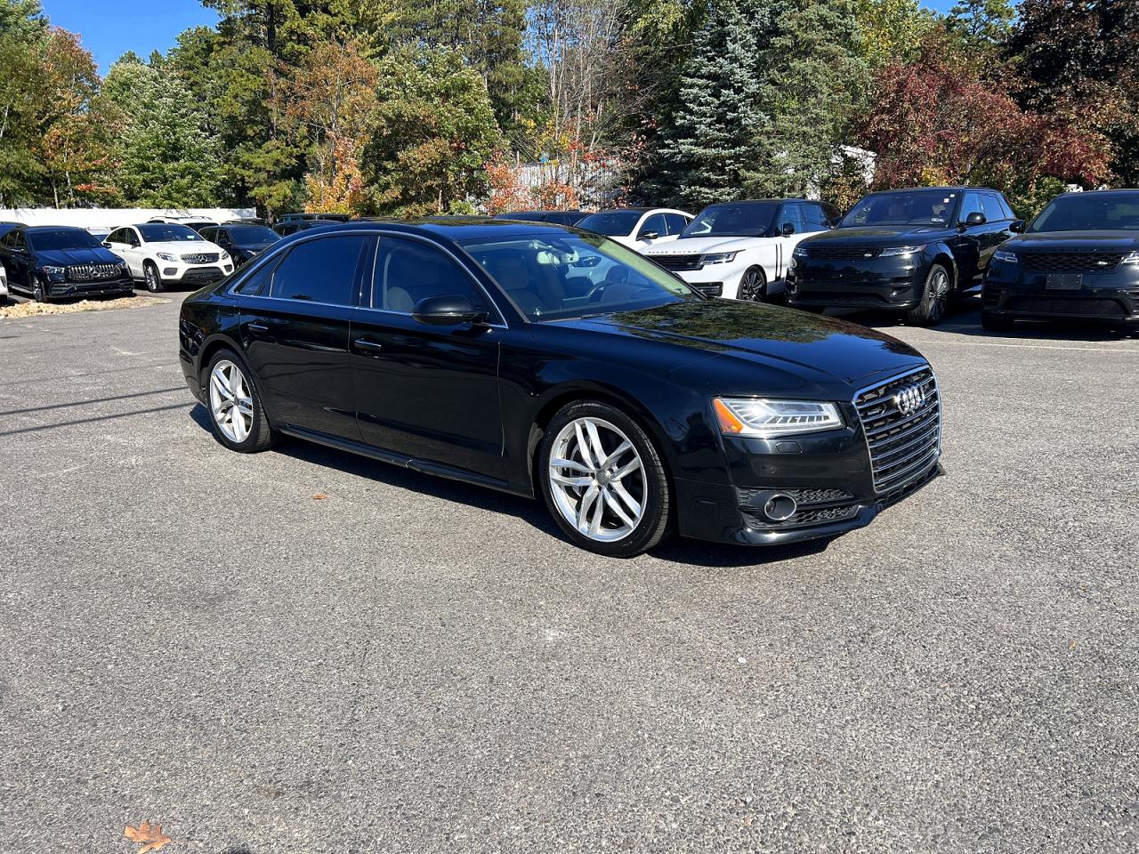 2017 Audi A8 VIN WAU43AFDXHN014203 — COPART salvage auction photo