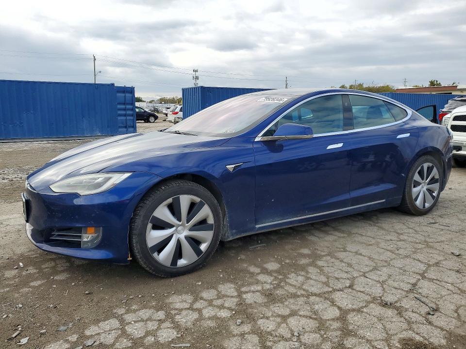 2020 Tesla Model s VIN 5YJSA1E27LF378750 — COPART salvage auction photo
