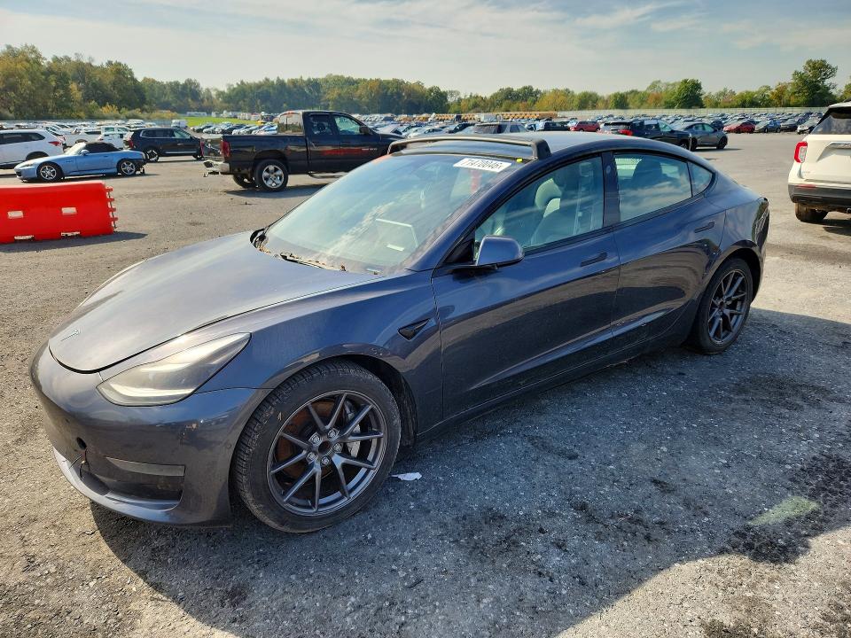 2021 Tesla Model 3 VIN 5YJ3E1EA1MF026815 COPART salvage auction — MECHANICAL, PA - CERT OF SALVAGE-FORMERLY ABAND, sold $3,800 on 2026-10-09 (photo 1)