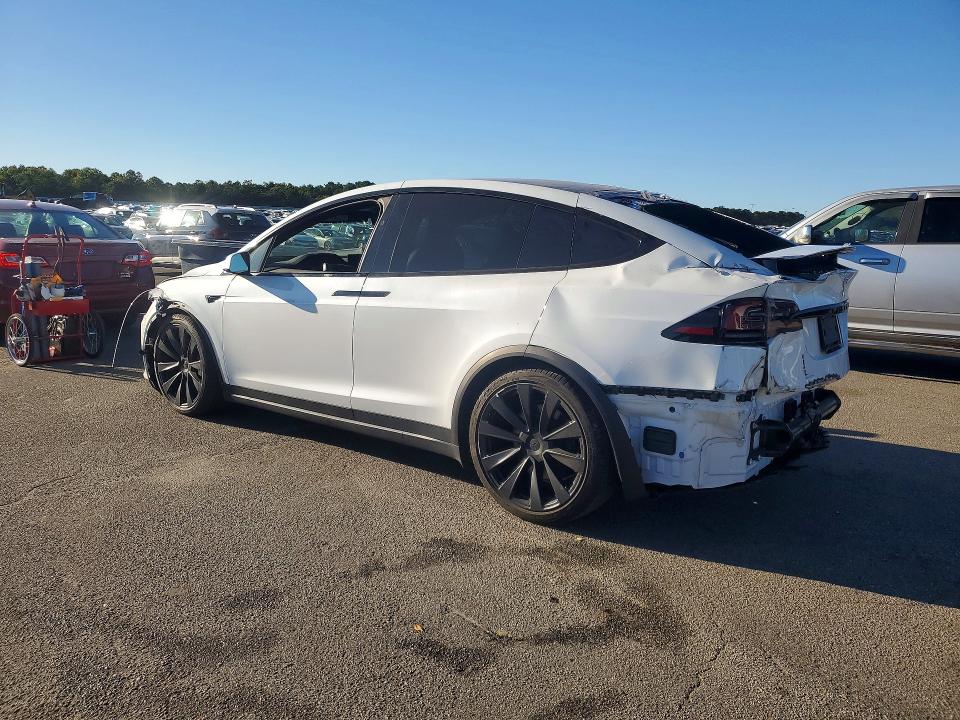 2022 Tesla Model x VIN 7SAXCDE55NF340256 COPART salvage auction — FRONT END, Ny - Mv-907A Salvage Certificate, sold $12,600 on 2026-10-14 (photo 2)