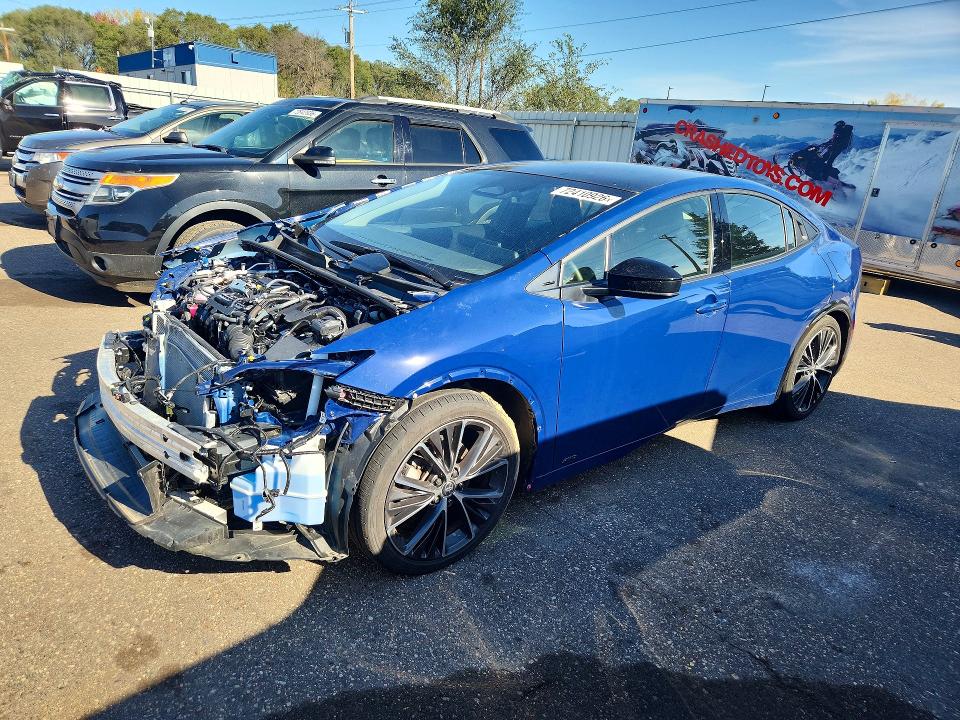 2024 Toyota Prius VIN JTDADABU4R3019676 — COPART salvage auction photo