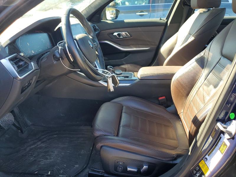 2020 BMW 3er VIN 3MW5R7J04L8B14903 COPART salvage auction — FRONT END, NY - MV-907A SALVAGE CERTIFICATE, sold $8,200 on 2026-10-20 (photo 7)