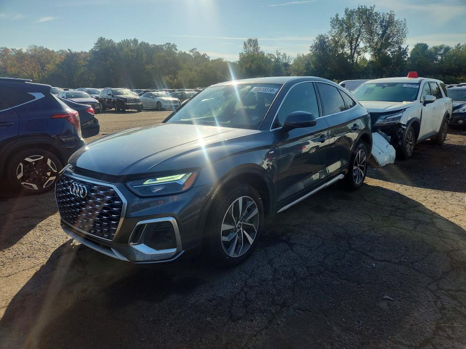 2022 Audi Q5 sportback VIN WA15AAFY7N2121006 — COPART salvage auction photo
