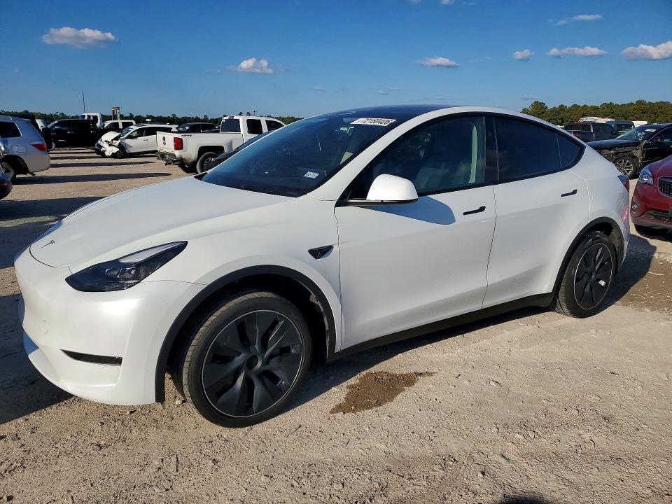 2025 Tesla Model y VIN 7SAYGDED0SA378955 — COPART salvage auction photo