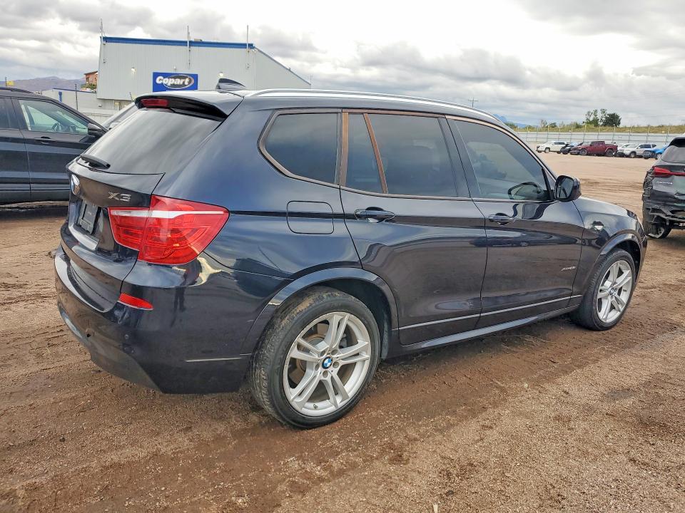 2014 BMW X3 VIN 5UXWX9C50E0D22826 COPART salvage auction — MINOR DENT/SCRATCHES, CO - DIS/DLR/EXP ONLY CLEAN TITLE, sold $825 on 2026-10-21 (photo 3)