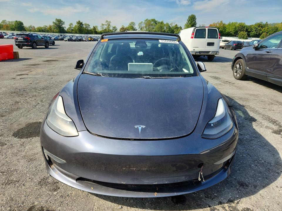2021 Tesla Model 3 VIN 5YJ3E1EA1MF026815 COPART salvage auction — MECHANICAL, PA - CERT OF SALVAGE-FORMERLY ABAND, sold $3,800 on 2026-10-09 (photo 5)