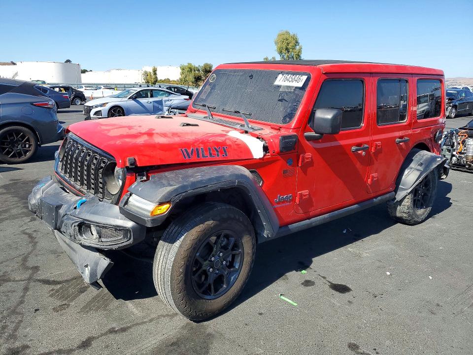2024 Jeep Wrangler / VIN 1C4RJXN61RW122595 — COPART salvage auction photo