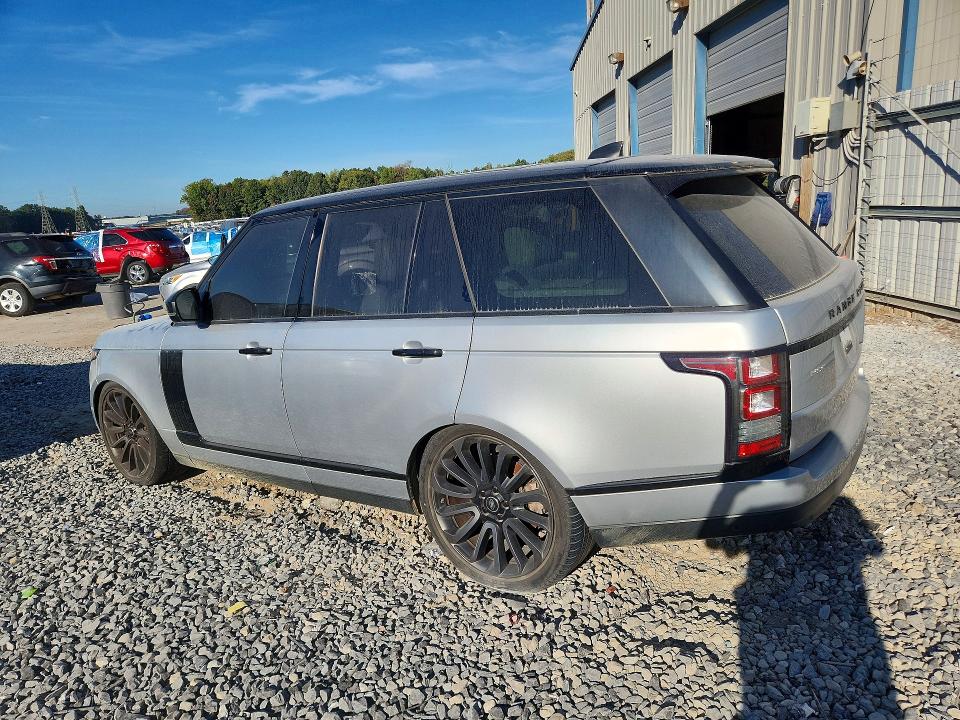2017 Land rover RANGE ROVER VIN SALGS2FV3HA370610 COPART salvage auction — NORMAL WEAR, VA - CERTIFICATE OF TITLE, sold $2,800 on 2026-10-09 (photo 2)