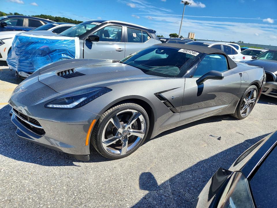 2015 Chevrolet Corvette stingray VIN 1G1YM3D75F5104763 — COPART salvage auction photo