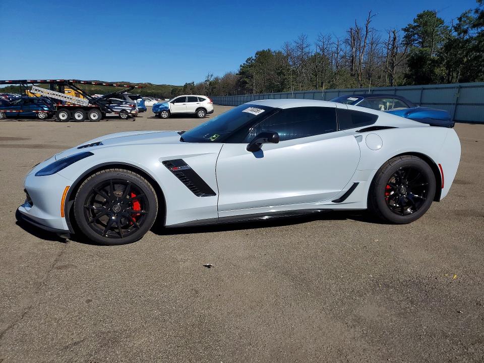 2019 Chevrolet Corvette VIN 1G1YR2D65K5606640 — COPART salvage auction photo