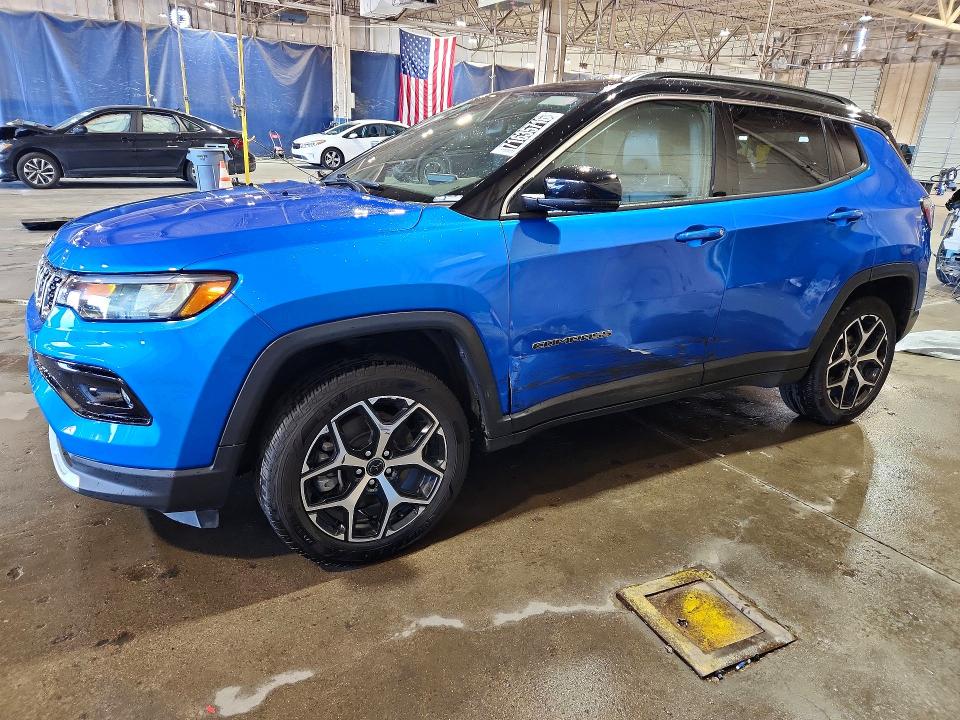 2025 Jeep Compass VIN 3C4NJDCN2ST523429 — COPART salvage auction photo