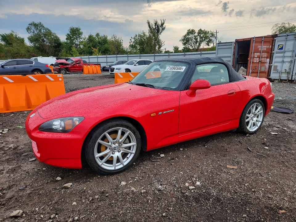 2005 Honda S2000 VIN JHMAP21475S004425 — COPART salvage auction photo