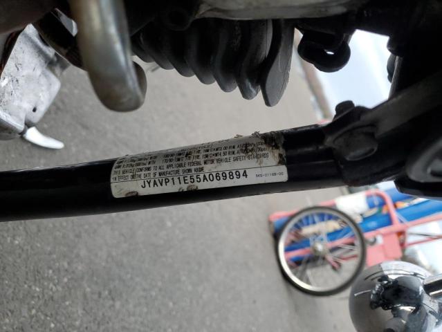 2005 Yamaha Xvs1100 VIN JYAVP11E55A069894 COPART salvage auction — FRONT END, Ny - Mv907A-Parts Only, sold $35 on 2026-07-20 (photo 8)