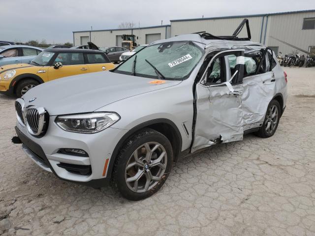 2021 BMW X3 VIN 5UXTY5C0XM9G09887 COPART salvage auction — ALL OVER, TX - SALVAGE VEHICLE TITLE (P), sold $5,600 on 2026-07-14 (photo 1)