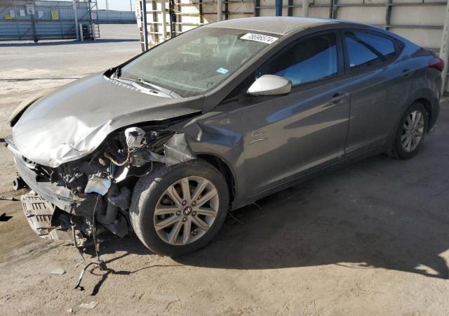 2014 Hyundai Elantra VIN 5NPDH4AE0EH499470 COPART salvage auction — FRONT END, Salvage Title, sold $975 on 2026-07-31 (photo 1)
