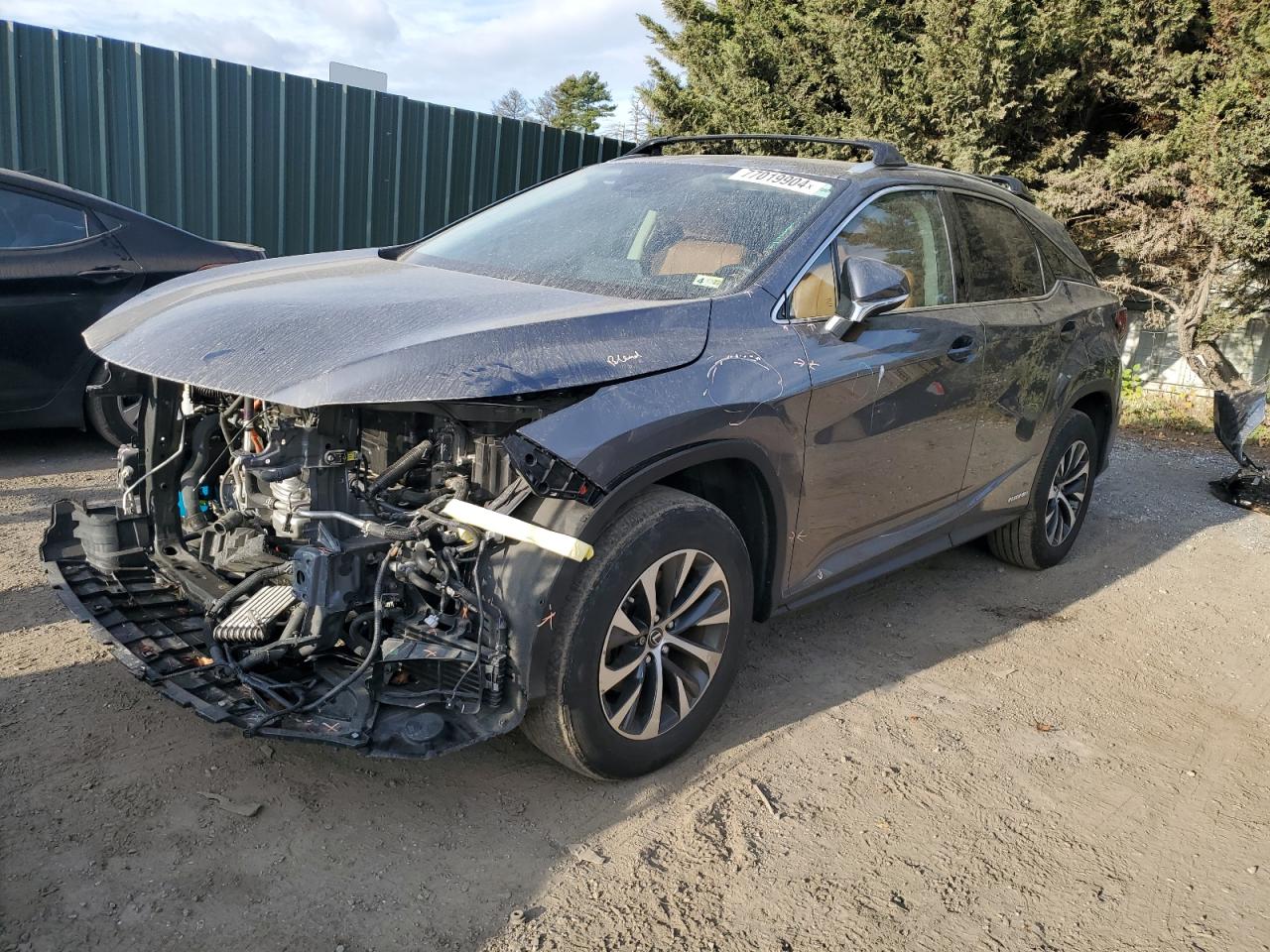 2021 LEXUS RX450 VIN 2T2HGMDA8MC066361 — COPART salvage auction photo