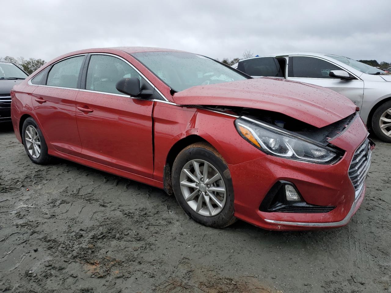 2019 Hyundai Sonata VIN 5NPE24AFXKH819730 COPART salvage auction — Front End, SC - CERT OF TITLE-SALVAGE, sold $1,800 on 2026-07-06 (photo 4)