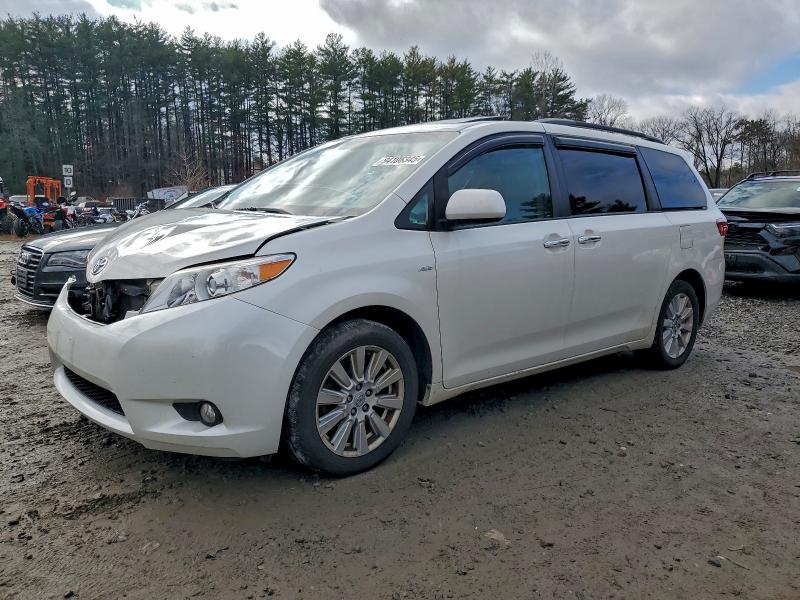 2017 Toyota Sienna VIN 5TDDZ3DC8HS153036 COPART salvage auction — FRONT END, Other, sold $2,550 on 2026-07-10 (photo 1)