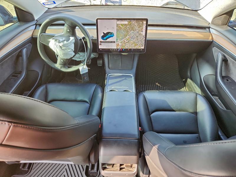 2021 Tesla Model 3 VIN 5YJ3E1ECXMF086173 COPART salvage auction — FRONT END, Tx - Salvage Vehicle Title, sold $7,200 on 2026-07-09 (photo 8)
